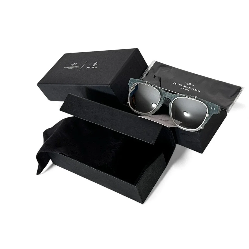 NWT Lucky SeIectism Matiere  Green Sunglasses Mirrored Unisex Cyber Steampunk